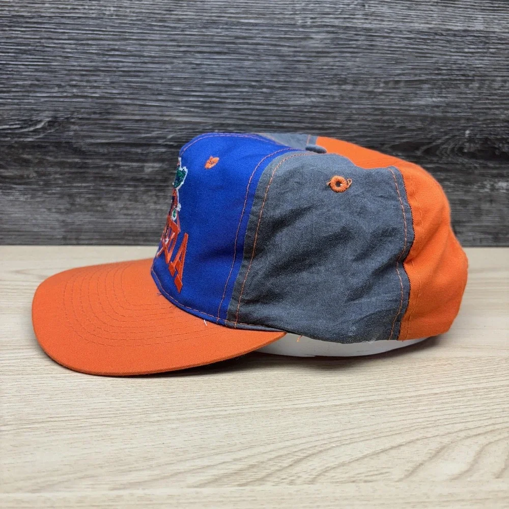 Vintage Florida Gators Hat Cap Snap Back Mens One Size Blue Orange NCAA Football